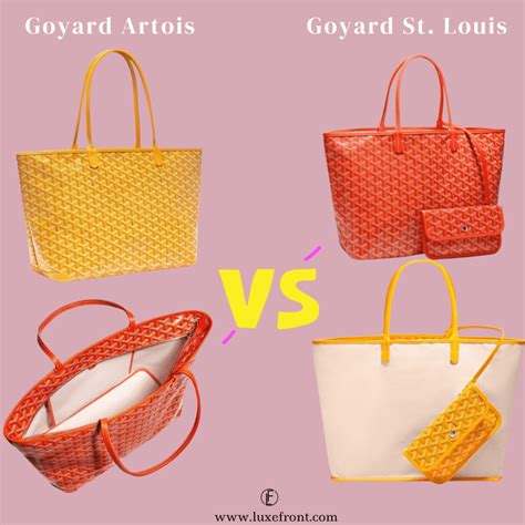 goyard saint louis pm price|Goyard artois pm vs mm.